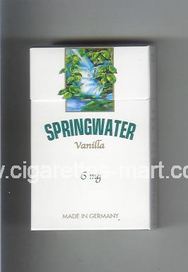 Springwater (design 1) (Vanilla / 6 mg) ( hard box cigarettes )