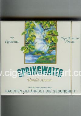 Springwater (design 1) (Vanilla Aroma) ( box cigarettes )