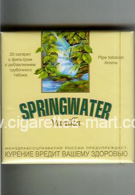 Springwater (design 1) (Vanilla) ( box cigarettes )