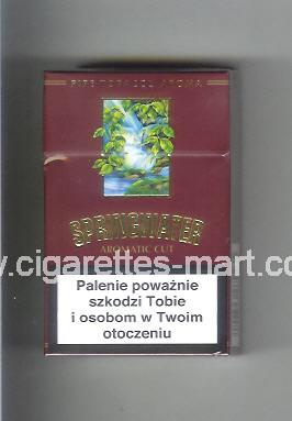 Springwater (design 1A) (Aromatic Cut) ( hard box cigarettes )