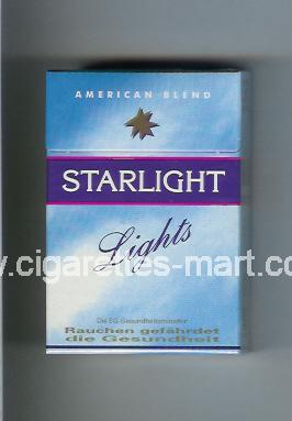 Starlight (design 1) (Lights / American Blend) ( hard box cigarettes )