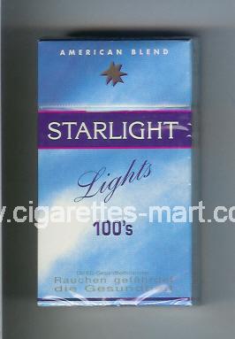Starlight (design 1) (Lights / American Blend) ( hard box cigarettes )