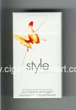 Style (german version) (design 2) (Selection Arome / Super Slims) ( hard box cigarettes )