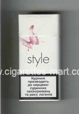 Style (german version) (design 2) (Selection Blanche / Slims) ( hard box cigarettes )