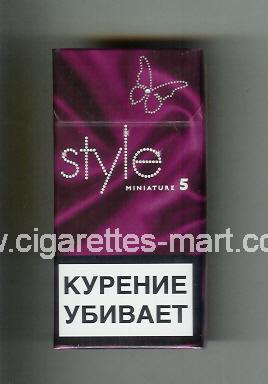 Style (german version) (design 4) (Miniature 5) ( hard box cigarettes )