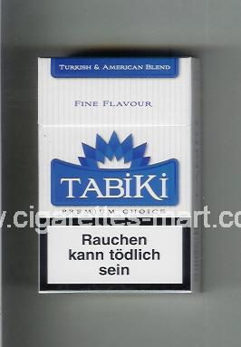 Tabiki (Fine Flavour / Premium Choice / Turkish & American Blend) ( hard box cigarettes )