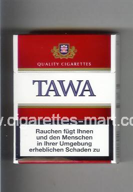 Tawa (design 2A) (white & red) ( hard box cigarettes )