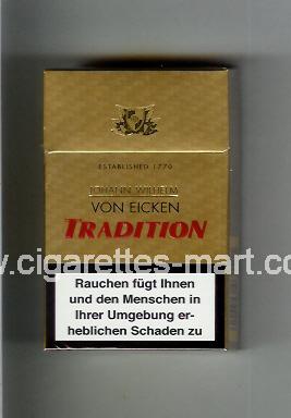 Tradition (german version) Von Eicken ( hard box cigarettes )