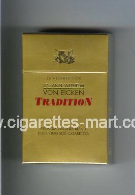 Tradition (german version) Von Eicken (Premium Virginia Blend) ( hard box cigarettes )