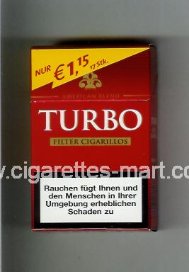 Turbo (german version) (American Blend / Filter Cigarillos) ( hard box cigarettes )
