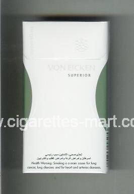 Von Eicken (design 2) (Superior / Superslims) ( hard box cigarettes )