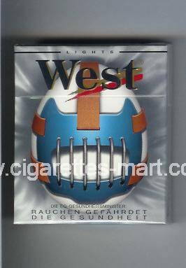 West (collection design 10E) (Lights) ( hard box cigarettes )