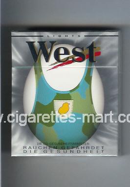 West (collection design 10G) (Lights) ( hard box cigarettes )