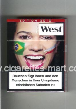 West (collection design 13E) (Edition 2010 / Red) ( hard box cigarettes )