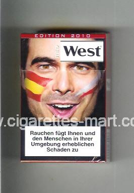 West (collection design 13F) (Edition 2010 / Red) ( hard box cigarettes )