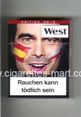 West (collection design 13F) (Edition 2010 / Red) ( hard box cigarettes )