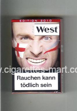 West (collection design 13G) (Edition 2010 / Red) ( hard box cigarettes )