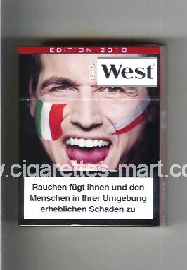 West (collection design 13I) (Edition 2010 / Red) ( hard box cigarettes )
