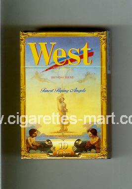 West (collection design 7) (Birthday Blend / Finest Flying Angels) ( hard box cigarettes )