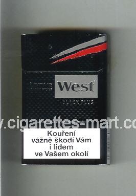 West (design 10) (Active Carbon Filter / Black Plus) ( hard box cigarettes )