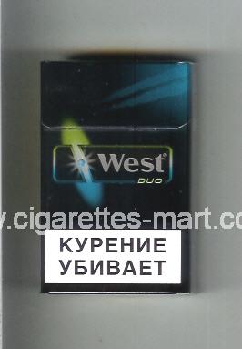 West (design 15) (Duo) ( hard box cigarettes )