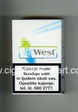 West (design 15) (Duo) ( hard box cigarettes )