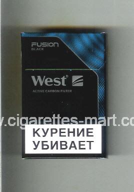 West (design 20) (Fusion / Black / Active Carbon Filter) ( hard box cigarettes )