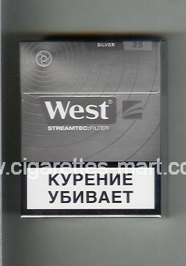 West (design 21) (Silver / Streamtec Filter) ( hard box cigarettes )