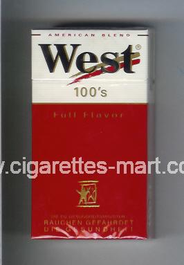 West (design 3) (Full Flavor / American Blend) ( hard box cigarettes )