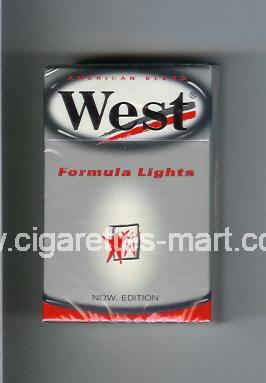 West (design 5) (Formula Lights / American Blend) ( hard box cigarettes )