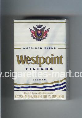 Westpoint (german version) (design 2) (Filters / Lights / American Blend) ( hard box cigarettes )