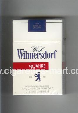 Wilmersdorf (Werk / 40 Jahre) ( hard box cigarettes )