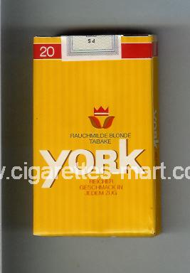 York (german version) ( soft box cigarettes )