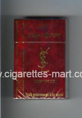 YSL (design 2) Yves Saint Laurent (Filters / Luxury) ( hard box cigarettes )