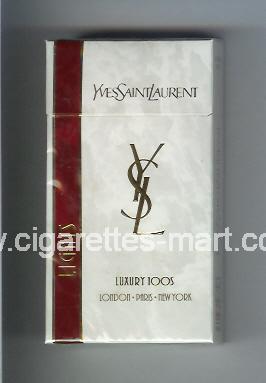 YSL (design 2) Yves Saint Laurent (Lights / Luxury) ( hard box cigarettes )