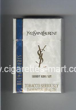 YSL (design 2) Yves Saint Laurent (Ultra Lights / Luxury) ( hard box cigarettes )