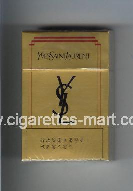 YSL (design 3) Yves Saint Laurent ( hard box cigarettes )