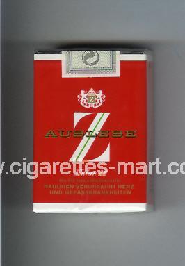 Z (german version) Auslese (Zuban 22) ( soft box cigarettes )
